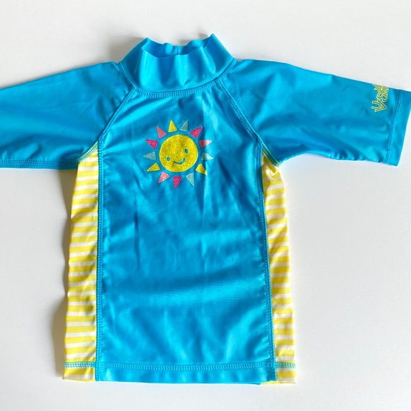 UV Skinz UPF 50+ Rash Guard Stripes and Sun Print size 2T - Picture 3 of 7